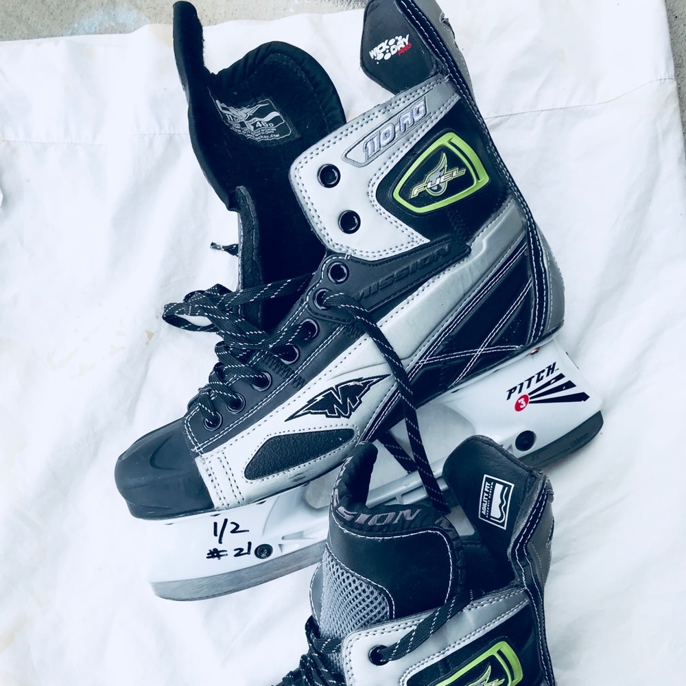 Mission ice hockey sharpen skates